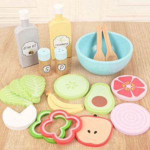 Jeu de rôle amusant pour enfants : Ensemble de boulangerie en bois pour faire semblant de cuisiner des hamburgers et des sandwichs, jouets alimentaires pour garçons et filles - Product Image 1