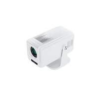 Projecteur Portable Intelligent 2025 à Mise au Point Automatique, Mini, Système Android 14, 300 ANSI, Full HD 1080P, 1+8 Go, Double WiFi, Bluetooth, pour Cinéma Domestique
