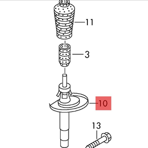 <span class=keywords><strong>Amortiguador</strong></span> <span class=keywords><strong>Delantero</strong></span> de Resorte Helicoidal para VW Beetle CC Eos 2015 Seat Leon 2015 Sin EDC 1J0413031DQ 1J9513025A 1Q0513029B 3C0413031AC - Product Image 2