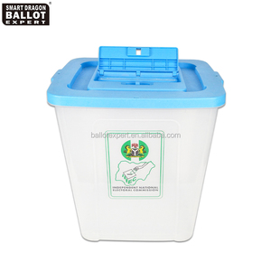 Large Foldable Clear Plastic Ballot <strong>Box</strong> / <strong>Suggestion</strong> <strong>Box</strong> with Lock Customizable Size Made in China for Nigeria - Product Image 6