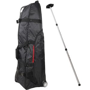 BSCI factory Hot Sale Custom Golf Travel <b>Bag</b> Water Proof Portable Black Golf Travel <b>Bag</b> With <b>Wheels</b> - Product Image 1