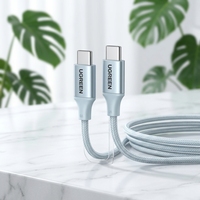 UGREEN Kabel Data 5A untuk Kendaraan, Kabel Data Type-C, Kabel USB Anyaman, Tipe C untuk Ponsel Laptop
