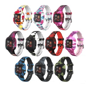 Bracelet de montre en silicone pour enfants, 10 motifs imprimés, pour Garmin <span class=keywords><strong>Vivofit</strong></span> JR <span class=keywords><strong>3</strong></span>, bracelet de remplacement souple et sûr pour tracker d'activité pour enfants - Product Image 2