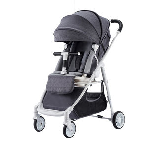 2022 शानदार लाइटवेट 4-व्हील बेबी स्टैलर फोल्डेबल नए मॉडल टू-सीटर फैक्ट्री थोक - Product Image 4