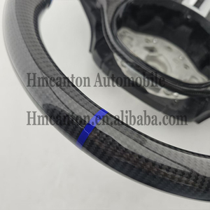 Volant de direction pratique en fibre de carbone perforée et cuir, en promotion, pour BMW G20 G30 G01 Série 3 Série 5 - Product Image 3