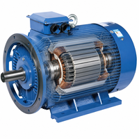 Enneng 15KW 50KW Refroidissement liquide Moteur électrique PMSM à aimant permanent