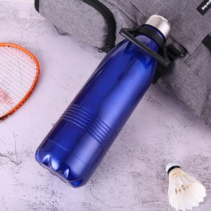 Custom Logo Vacuum Insulated Aqua <b>Flask</b> Water Bottle With Plastic Handle 1.2l 1.5l - Product Image 4