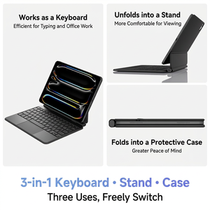 Clavier RICHISON pour <span class=keywords><strong>iPad</strong></span> <span class=keywords><strong>Pro</strong></span> 11 avec trackpad, flottant magnétique, Bluetooth 5.3, rétroéclairé 78 touches pour <span class=keywords><strong>iPad</strong></span> Air - Product Image 3