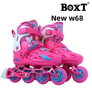 Patins à roulettes professionnels Post BOXT W50W68 unisexes pour hommes, femmes et enfants, roues réglables à verrouillage, dessus en toile, semelle extérieure en plastique - Product Image 5