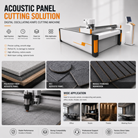 Machine de découpe de mousse à couteau oscillant CNC en promotion pour EVA, EPE, polyuréthane, éponge, panneau KT et panneau insonorisant