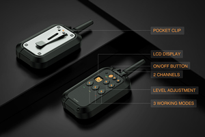 업그레이드 전문 개 훈련 칼라 IPX7 방수 전자 럭셔리 애완 동물 개 충격 칼라 1500 메터 원격 - Product Image 2