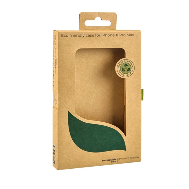 Biodegradable Eco - Friendly Kraft Paper Packaging Phone case Drawer Packaging Box Package for Phone case Paper Boxes