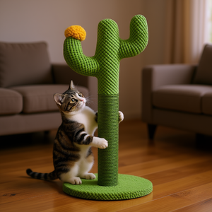 Rascador para Gatos con Forma de Cactus de 54 cm, Trepador Interior para Gatos - Product Image 3