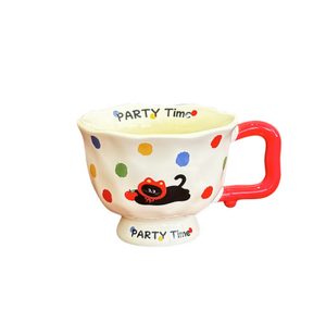 Keramik becher Mädchen niedlich nach Hause Trinkbecher New 2026 Schlafsaal Frühstück Kaffeetasse - Product Image 1