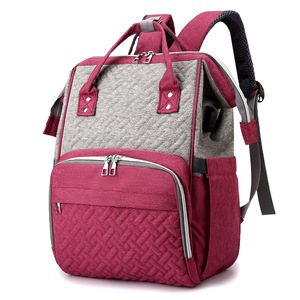 Maman sacs Durable pratique bébé couches sac de rangement grande capacité imperméable doux Polyester avec motif de Logo voyage en plein air - Product Image 2