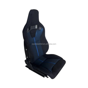 Sièges baquet de course universels RECARO SR3 en suède bleu, avec rails à double verrouillage, pour usage automobile – Vente chaude - Product Image 5