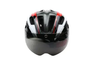 Yetişkin döngüsü kask bisiklet spor gözlük güneş siperliği dağ yolu in-kalıp bisiklet bisiklet bisiklet vizörlü kask