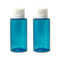 Botol Lotion Silinder Plastik PET 50ml Berbagai Warna Grosir, Tutup Flip Top, Kemasan Kosmetik Perawatan Kulit, Krim Plastik