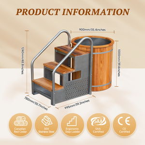 Baignoires Spa à <span class=keywords><strong>Prix</strong></span> Réduit 1 CV avec Refroidisseur et Filtre pour Bain Glacé et Plongée Froide - Product Image 5