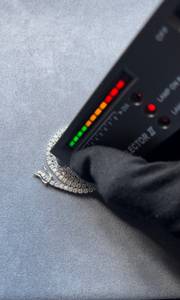 Rinntin MON01 Großhandel Diamant Tennis Halskette 3mm 4mm 5mm VVS Iced Out 925 Silber Edelschmuck Moissanit Tennis Kette - Product Image 4