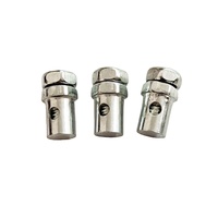 Abrazadera de cable de acero para acelerador, hebilla fija para cable de alambre, tornillo de ajuste para línea de encendido, cabezal fijador