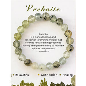 สร้อยข้อมือลูกปัดหินธรรมชาติ AAA ขนาด 8 มม. ยืดหยุ่น หินบำบัด คริสตัล สำหรับผู้หญิงและผู้ชาย - Product Image 6