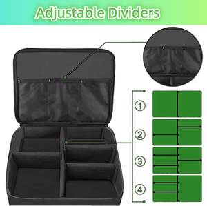 Caja Organizadora de <span class=keywords><strong>Golf</strong></span> de 2 Niveles con Compartimento Ventilado Separado para 2 Pares de Zapatos, <span class=keywords><strong>Bolsa</strong></span> para Artículos Especiales - Product Image 4