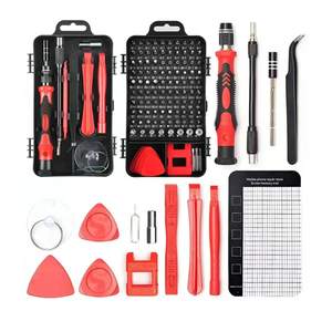 Ensemble d'outils de réparation multifonction 122 en 1, mini tournevis magnétique, kit de réparation pour l'entretien des téléphones, outils d'aide - Product Image 5