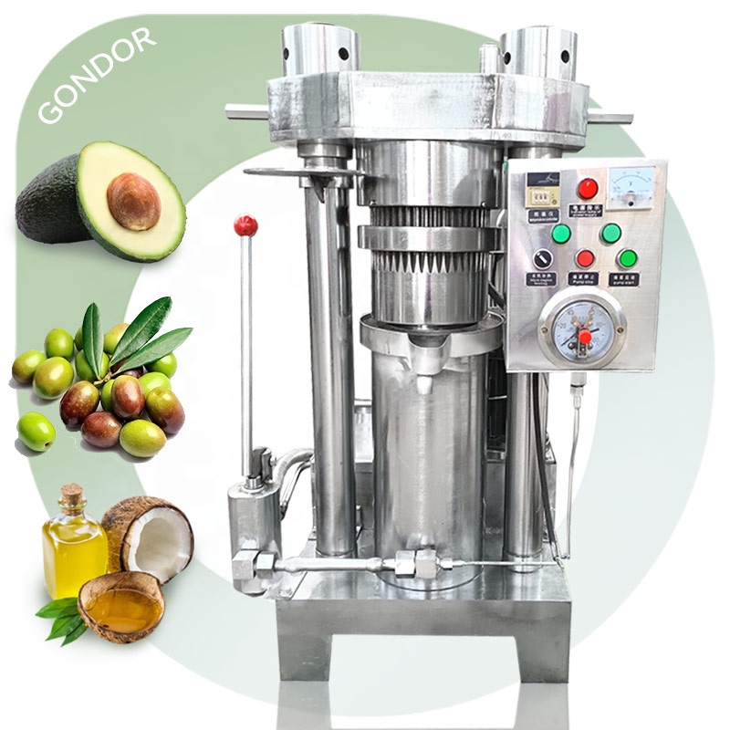 Hydraulische Koude Pers Sesamzaad Kokos Olijf Avocado Olie Proces Persextractie Machine