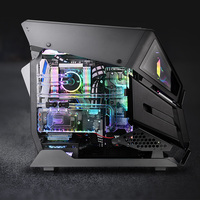 Boîtier d'ordinateur de jeu refroidi par eau Thermaltake en alliage d'aluminium ATX Full Tower