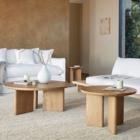 Table basse en bois, design minimaliste moderne, meubles de salon, meubles MT fabriqués au Vietnam, garantie d'un an