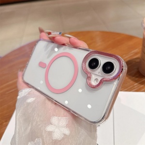 เคสโทรศัพท์กันกระแทกแบบแม่เหล็กใสสีสันสดใส ป้องกันกล้อง สำหรับ iPhone 16 16E 15 14 Plus 13 12 11 Pro Max - Product Image 5