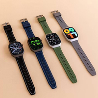 Reloj Inteligente H7 2.01 con Pantalla Curva IPS, Múltiples Esferas, Resistente al Agua, Monitor de Sueño, Reloj Deportivo Inteligente con Correa Moderna