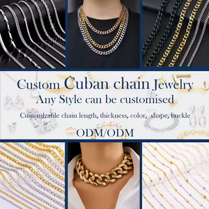 Vente en gros de chaînes en acier inoxydable design personnalisé pour femmes hommes colliers tendance bijoux de corps pour les occasions d'anniversaire ne se fanent jamais - Product Image 5