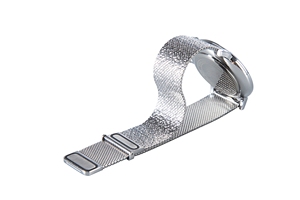 Bracelet de montres intelligentes à boucle milanaise en acier inoxydable Bracelet de montre de remplacement à double fermoir magnétique en acier inoxydable 444 - Product Image 2