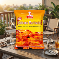 Poudre d'assaisonnement pour barbecue à texture fine, marinade d'Orléans séchée et mélangée, pour marinade rapide des ailes de poulet en friteuse à air