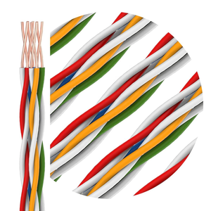 <span class=keywords><strong>Cable</strong></span> de comunicación <span class=keywords><strong>Cable</strong></span> Lan de red semiacabado Cat5e Cat6 Par trenzado <span class=keywords><strong>sin</strong></span> blindaje UTP CCAG/CCA/CU con Cruz <span class=keywords><strong>sin</strong></span> chaqueta - Product Image 4