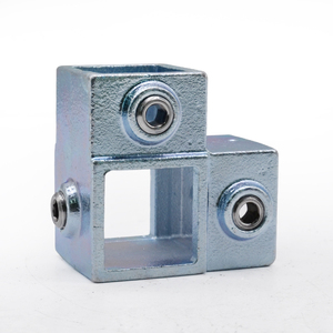 Đầu nối ống vuông 20mm,25mm,30mm,40mm Phụ Kiện Kẹp chìa khóa có thể điều chỉnh chữ thập vuông 119f - Product Image 2