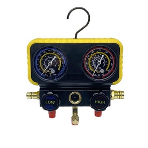 Kit de manomètre de pression de réfrigérant pour climatisation automobile R134a R22 R410a, ensemble de vanne à double manomètre S60 - Product Image 2
