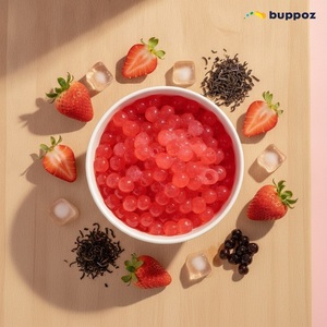 ไข่มุกป๊อปปิ้งรสสตรอว์เบอร์รี่ ไต้หวัน ฮาลาล ไข่มุกฮาลาล ทีพีโอคาฮาลาล - Product Image 4