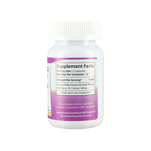 Capsules de soutien mammaire de haute qualité pour femmes, favorisant la croissance des seins, la santé de la peau et des cheveux, 60 capsules végétariennes - Product Image 2