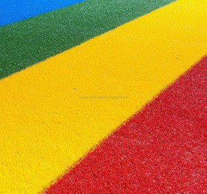 Hierba arcoíris <span class=keywords><strong>artificial</strong></span> coloreada decorativa para patio de recreo - Product Image 1