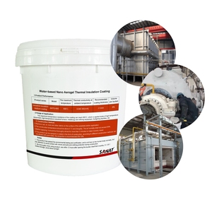 Revêtement d'isolation thermique industriel gris clair SNTG-600 SANAT en nano-<span class=keywords><strong>aérogel</strong></span> hydrophobe pour four et réservoir d'eau - Product Image 1