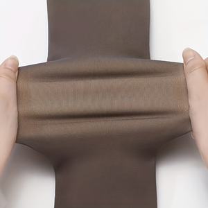 Vente chaude Collants en polaire doublés personnalisés, décontractés, chauds, automne-hiver, unis, pour femmes - Product Image 6