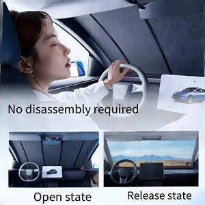 Parasol Eléctrico Retráctil Inteligente para Parabrisas, con Elevación Automática One-Touch, Visera para Ventana Delantera, Aislamiento Térmico, Protección UV, Universal - Product Image 5