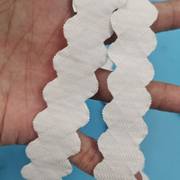 Bande élastique en nylon de 2 cm pour vêtements, ruban picot extensible pour la couture DIY de textiles de maison
