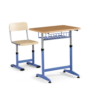 SONGYE Nuevo Conjunto de Escritorio y Silla Individual Ajustable en Altura para Aula Escolar, Modelo ST-0708, Silla Escolar para Aula - Product Image 1