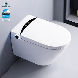 隐藏式水箱欧式壁挂式智能马桶洗下电坐浴盆卫生间壁挂式智能马桶