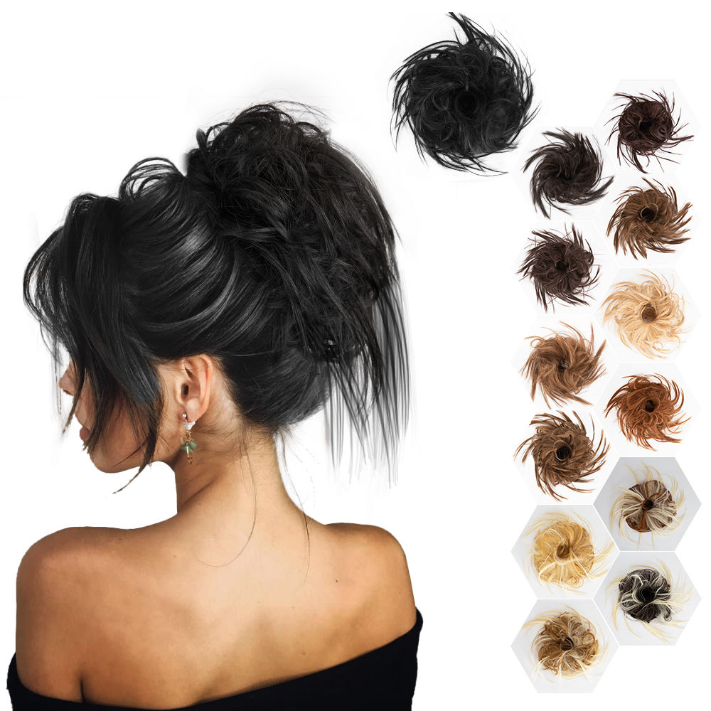 Pezzo Per Capelli Disordinato Per Donna, Capelli Sintetici - Foto 4