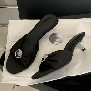 Chaussures à talons hauts élégantes pour femmes Factory 2025, nouveau design d'été, bout ouvert, bride à la cheville, style club sexy - Product Image 3
